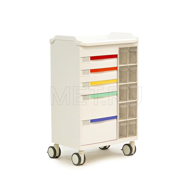 Тележка медицинская универсальная MET BLQ 013 Тележка медицинская универсальная