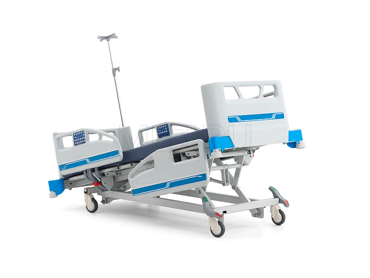 Угол наклона Тренделенбург 15 градусов с минимальной высотой ложа A8 Приводы LINAK Функциональная кровать реанимационного класса с электрическим подъёмным механизмом рычажного типа. МЕТ