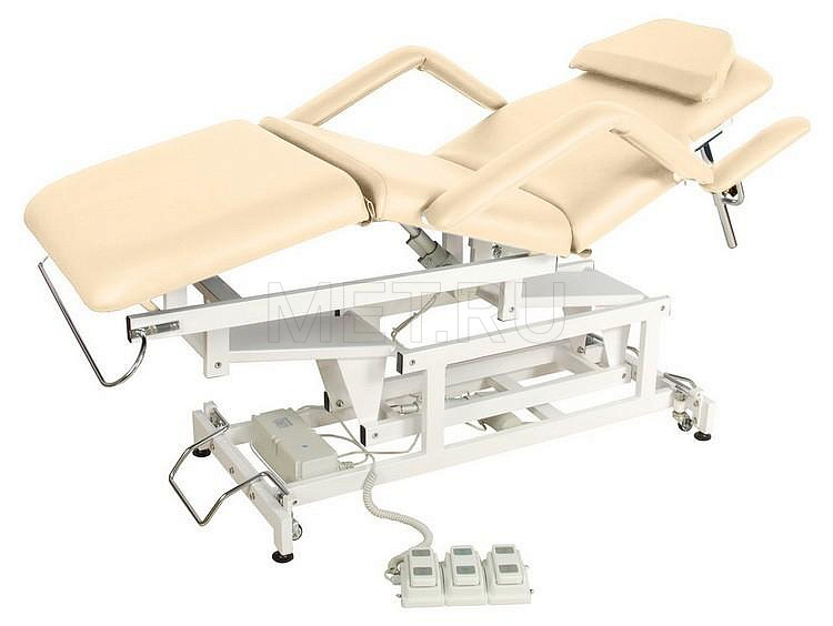 DB-9 (КО-071) Массажный стол с электроприводными регулировки высоты и положения секций, бежевый от производителя