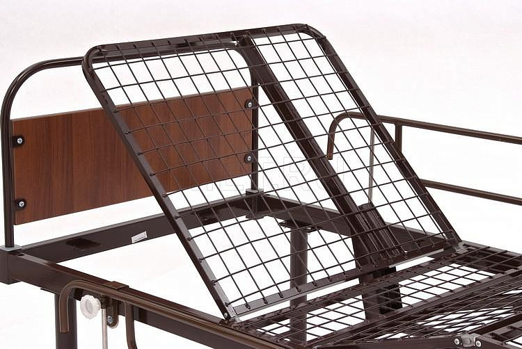 КМФ-933 без боковых ограждений Самая недорогая медицинская кровать с винтовым приводом