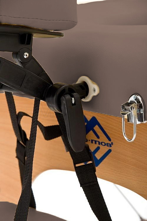 JF-AY01 Массажный стол складной двухсекционный деревянный, коричневый