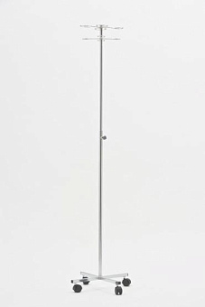 Штатив  для внутренних вливаний  4-мя держателями, крашеный