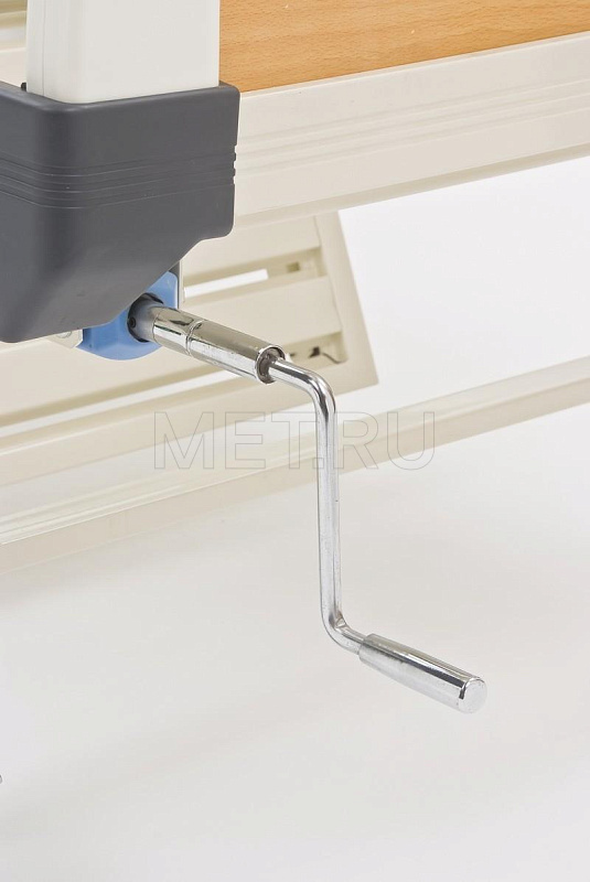 F-43 с боковыми огражд., без штанги для подтягивания Медицинская кровать с туалетом и положением кардио-кресло МЕТ