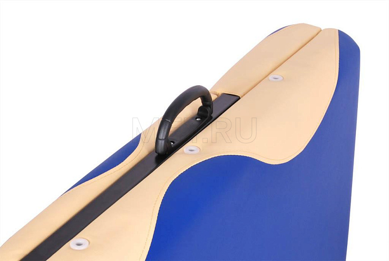 JFST02 (БЕЖ/СИН) Стальной массажный стол с поднимающейся лимфодренажной секцией от производителя