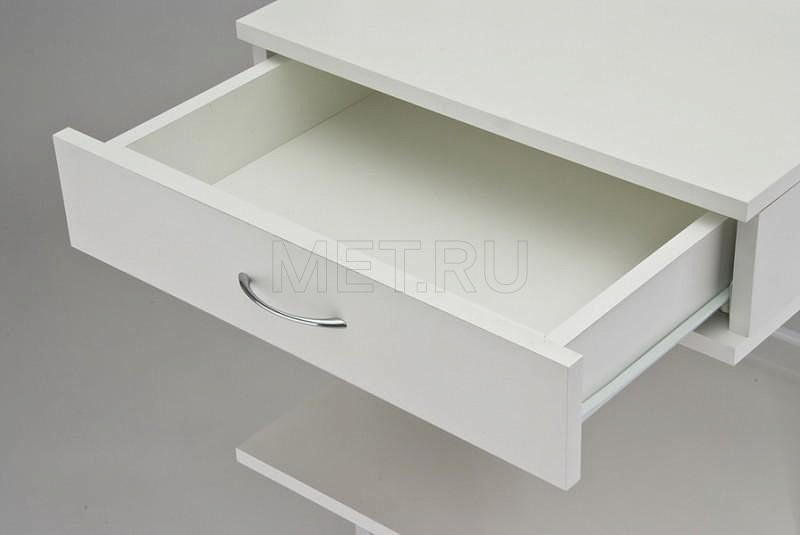 СТ-11д Манипуляционный стол из тонкостенного стального профиля, полки ЛДСП МЕТ