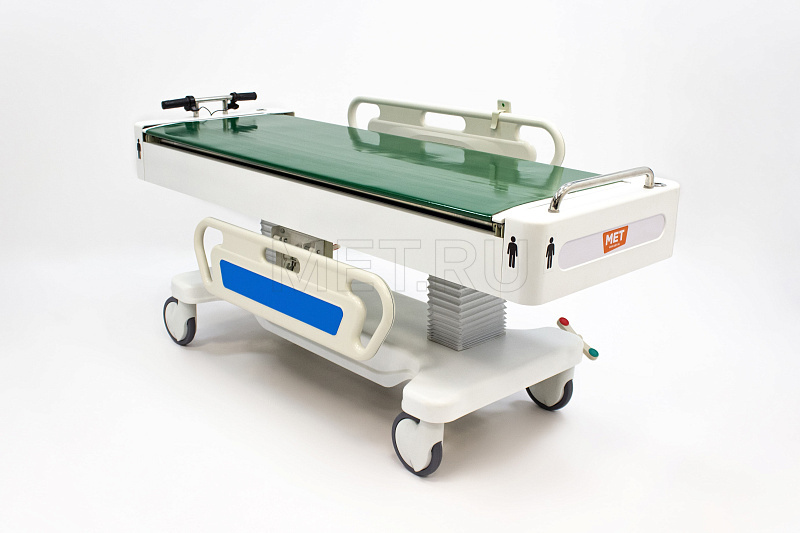 МЕТ SHIFT - ROII MOTO Тележка для перевозки больных c перекладывателем с моторизированным колесом МЕТ