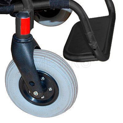 LK36B Чёрное Кресло-коляска малогабаритное складное с электроприводом