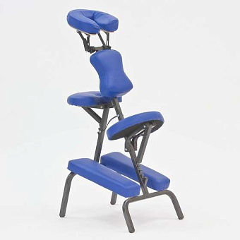 Массажная скамья стальная, облегченная синяя