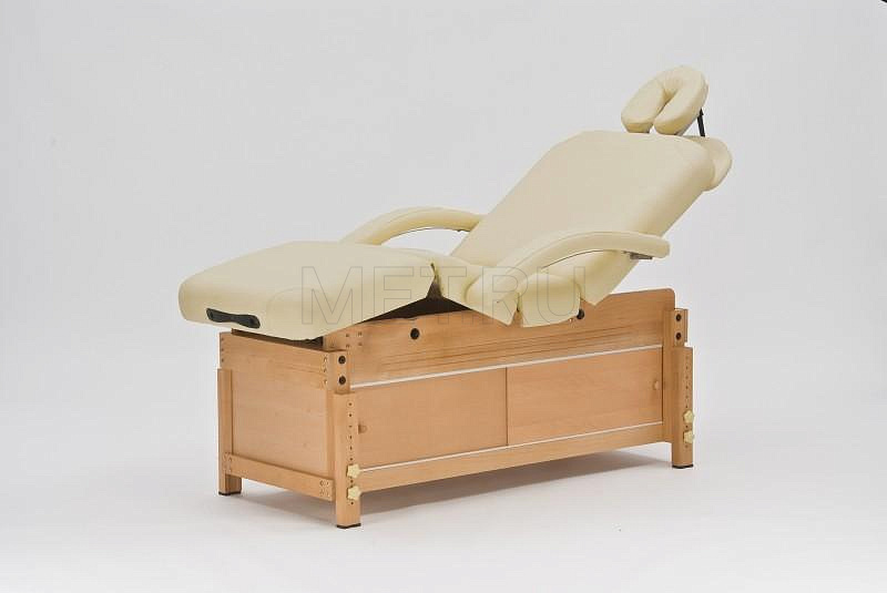Wendermann Wood 2А Массажный стол стационарный с рамой из бука, бежевый