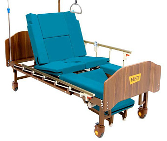 Кровать функциональная медицинская с электроприводом, с положением кардиокресло, с туалетом
