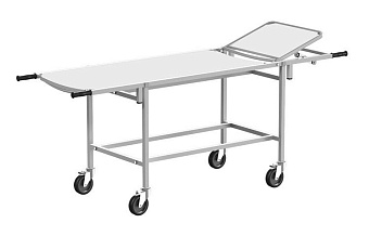 Тележка для перевозки больных (ложе: стальной лист)