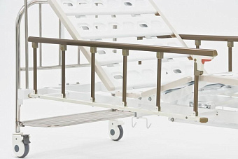 Кровать функциональная винтовая с рамой Балканского, спинки - нерж