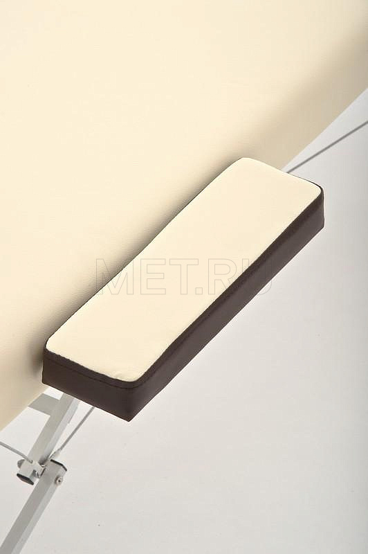 JFAL01 Массажный переносной стол на алюминиевом каркасе, Бежевый/коричневый МЕТ