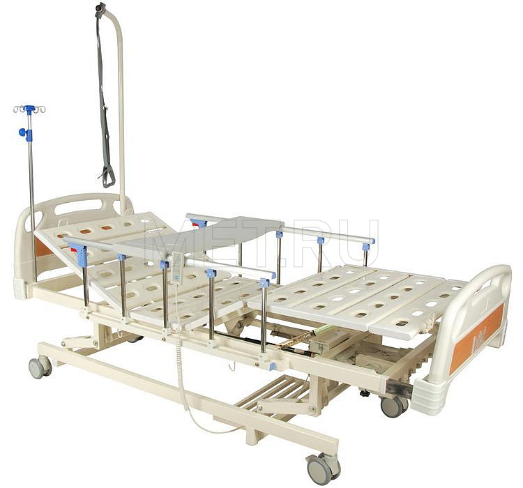 Дельта-6 ABS Кровать с гибридным  приводом регулировки высоты и положения секций, удлинение ложа, аккумулятор от производителя