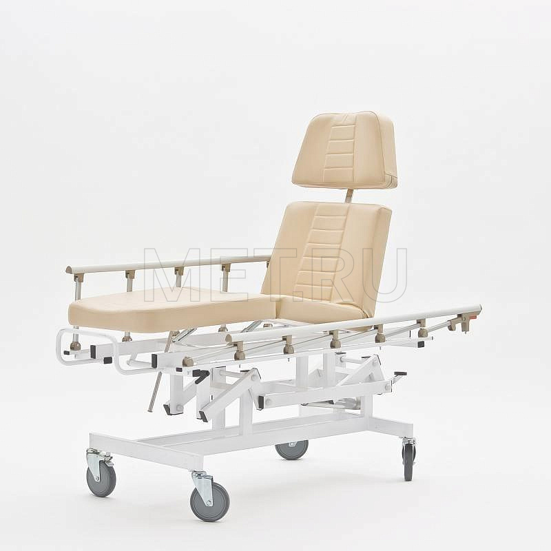  Тележка  для перевозки больных с гидроприводом, трансформируется в кресло MET