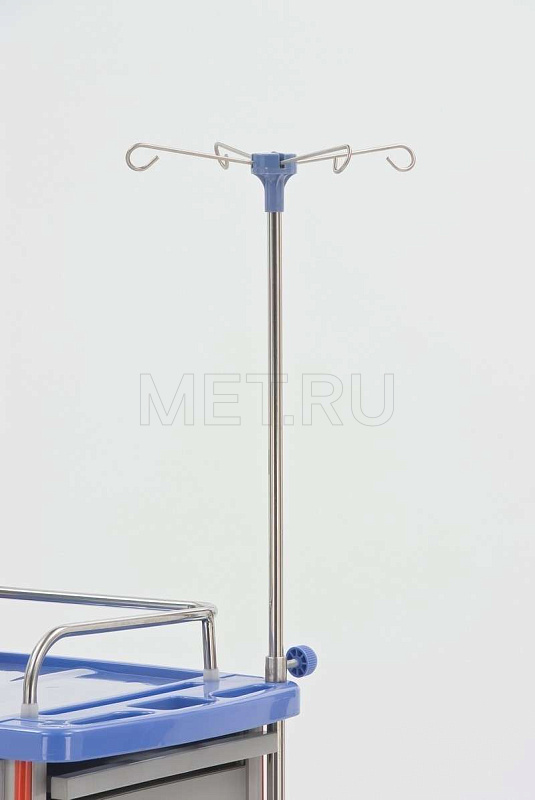 G-70 металлопластиковый Столик реаниматолога и деж.медсестры, с  бункером для лекарств от производителя