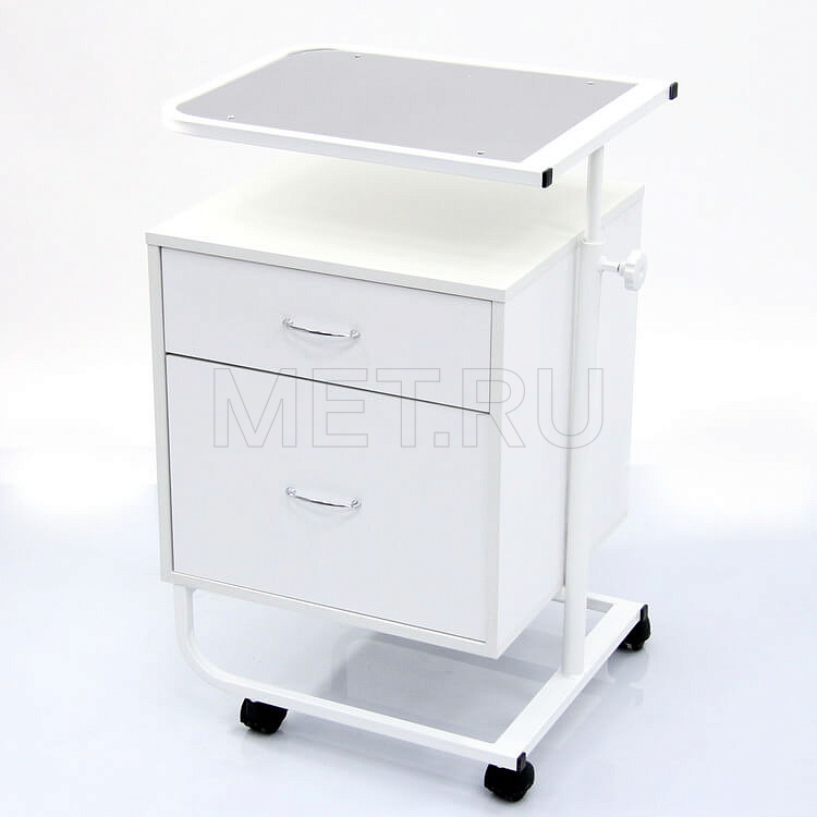 ТМ.13.00 Тумба-стол прикроватный с поворотной столешницей (столешница - нержавейка)