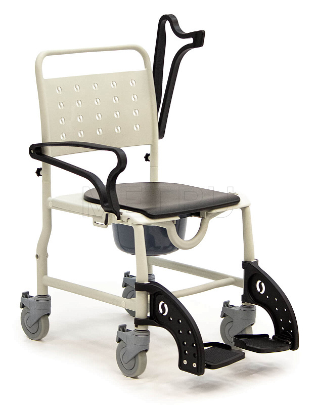 Y MET BASTI Санитарный стул черного цвета MET