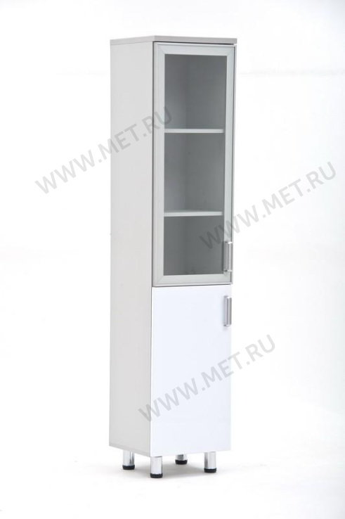 ШК14-01 МДФ Шкаф для документов со стеклянной и глухой дверями (400*382*1860) от производителя