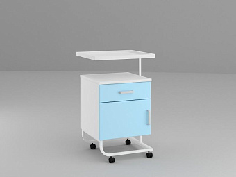 Тумба с поворотной столешницей, выдвижным ящиком и распашной дверцей