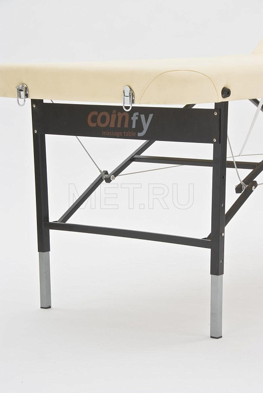 Wendermann Steel 02  (JFST02) Удлиненный до 195 см раскладной массажный стол на стальном каркасе, кремовый