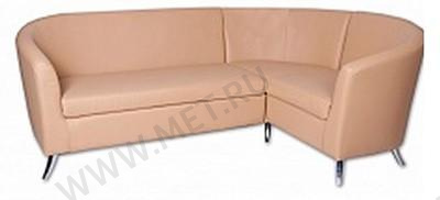 Алекто Модульный диван в обивке из экокожи 2 категории от производителя