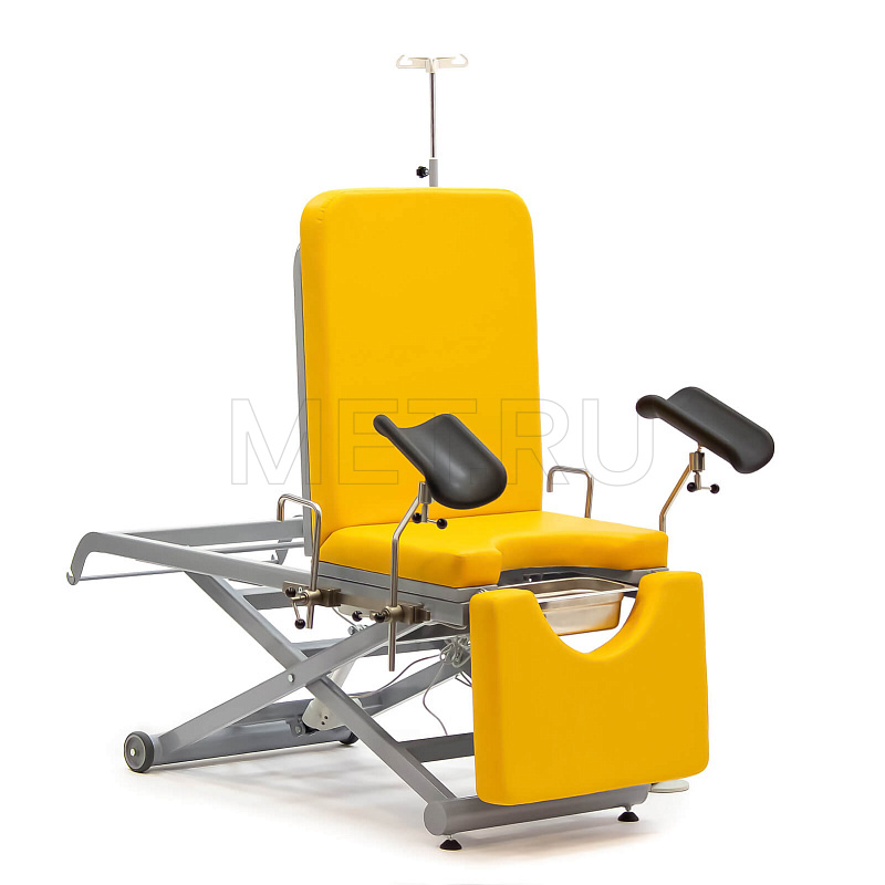 МЕТ KR 16 Гинекологическое кресло-кровать с электроприводом и со стулом для врача в комплекте MET