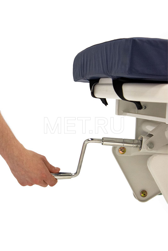 МЕТ ТВ-40 Тележка-каталка для перевозки больных с механической системой регулировки высоты  MET