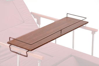 Столик надкроватный для лежачих больных, цвет - орех