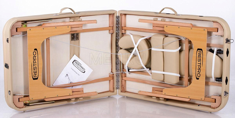 RESTPRO Memory 3 Beige Профессиональный массажный стол! Усиленная конструкция, нагрузка до 350 кг! 3 года гарантии! от производителя
