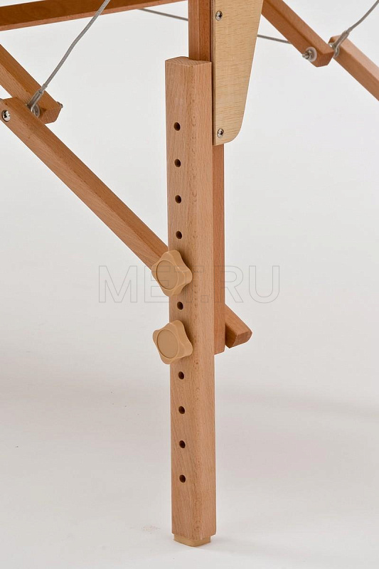 JFMS03R кремовый Мягкий массажный стол с усиленной рамой из бука - серия Professional