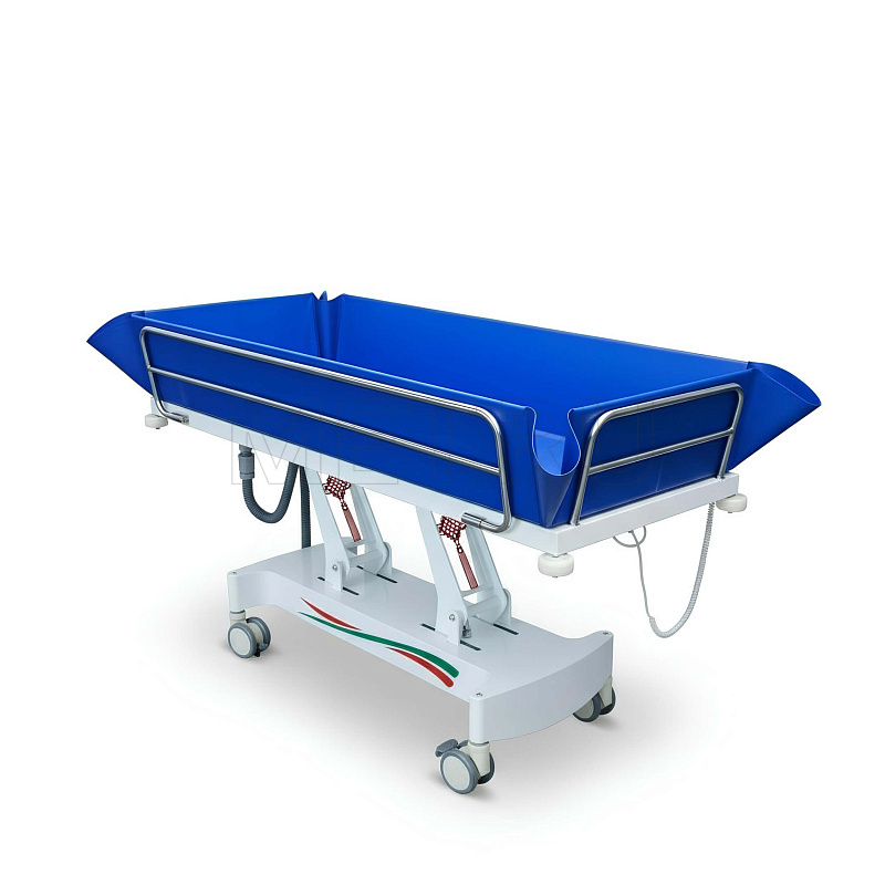 МЕТ E-POOL II  Тележка-каталка для мытья пациентов с электроприводом