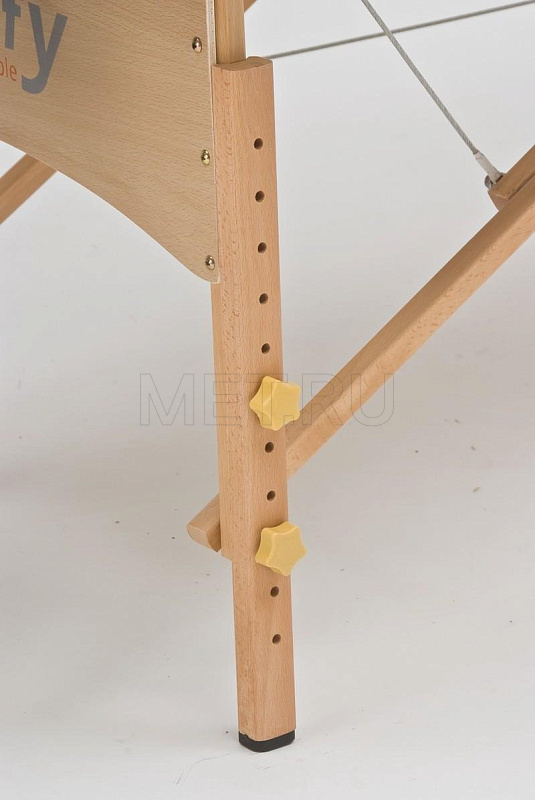 JF-AY01 Массажный стол складной с рамой из бука, синий