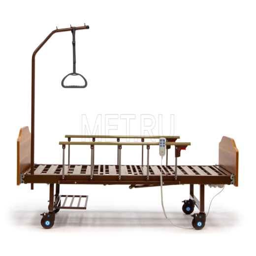 MET DELTA-7 WOOD Кровать медицинская электрическая функциональная с растоматом MET