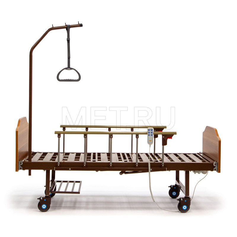 MET DELTA-7 WOOD Кровать медицинская электрическая функциональная с растоматом MET