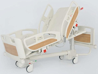 Функциональная электроприводная кровать с основанием на телескопических колоннах