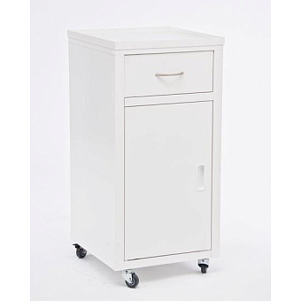 Тумба прикроватная металлическая, с выдвижным ящиком