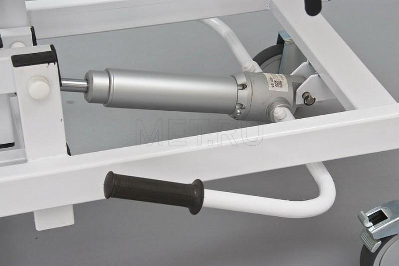 КСМПУ-07г (опоры Геппеля, подлок., поддон в компл.) Стол перевязочно/массажный на гидроприводе (бежевый) MET