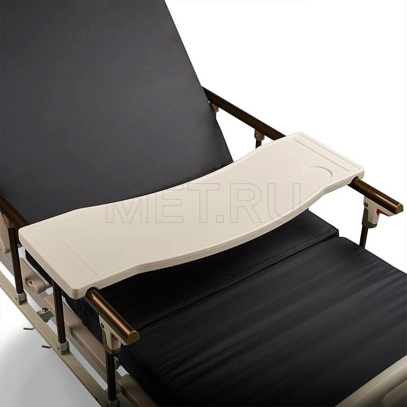 Надкроватный столик, белый, пластик для кроватей серий  DB, E, YG Надкроватный столик, белый, пластик