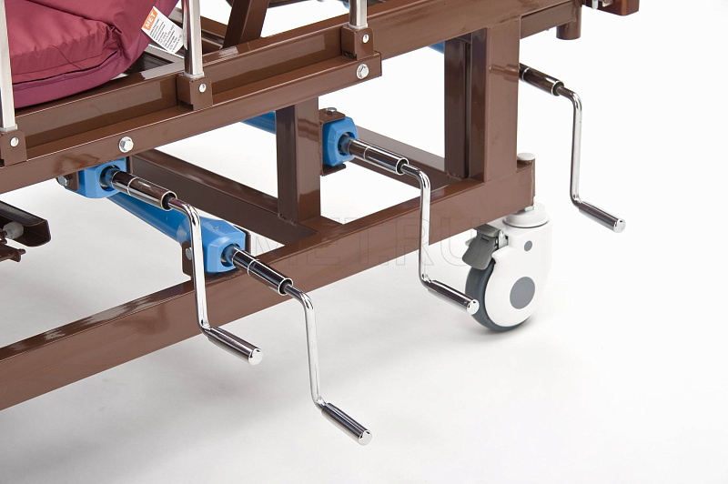 УЦЕНКА МЕТ REMEKS Медицинская кровать для ухода за лежачими больными с  переворотом, туалетом и матрасом MET