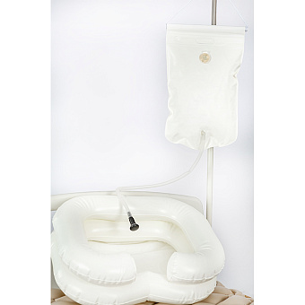 Ванночка для мытья головы надувная с душем и насосом