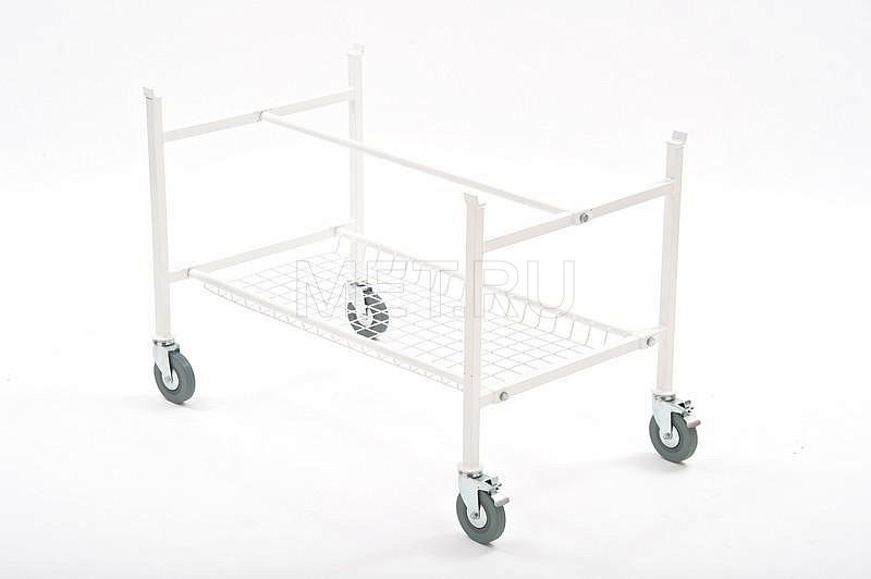 МЕТ ТПБ-01М Тележка для перевозки больных со съёмной панелью (ложе-мет.лист) от производителя