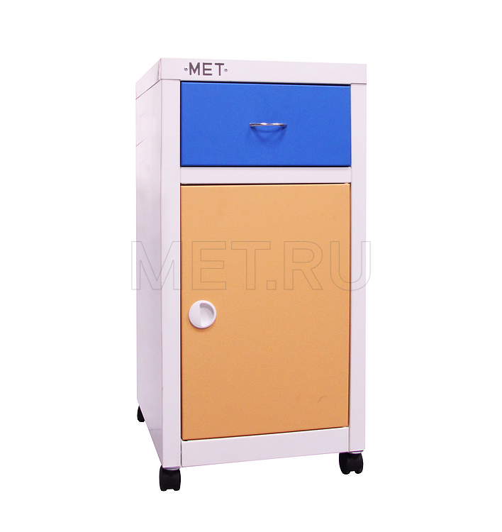 ТПРм 651 (651М) Цветная металлическая тумба "ящик-дверь" с фасадами. выбираемыми по RAL-таблице MET
