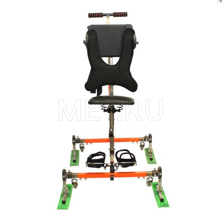 Ангел Соло Ходунки с седлом и лыжами, мультипозиционные МЕТ