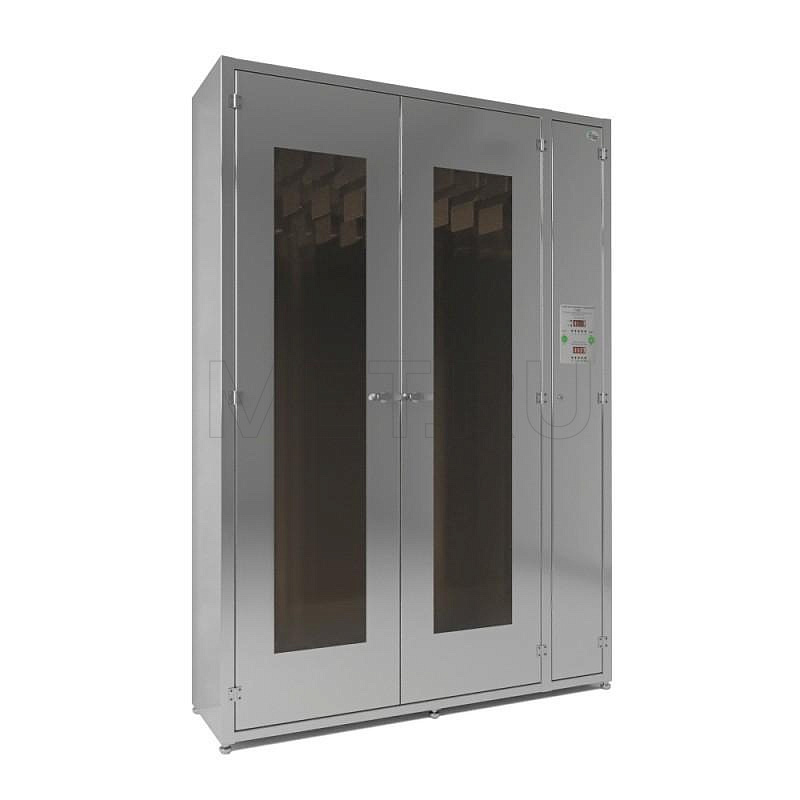 СПДС-10-ШСК (140*45*201) Шкаф для хранения десяти  эндоскопов, с продувкой и сушкой каналов, нерж. MET