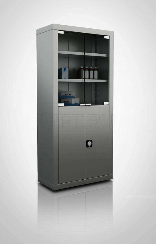 МЕТ Валентия 2СМ Шкаф медицинский разборный двухсекционный. 175х80х40 см