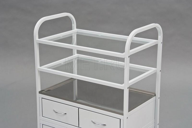 СМ.05.00 Стол манипуляционный 3 полки, 3 ящика MET