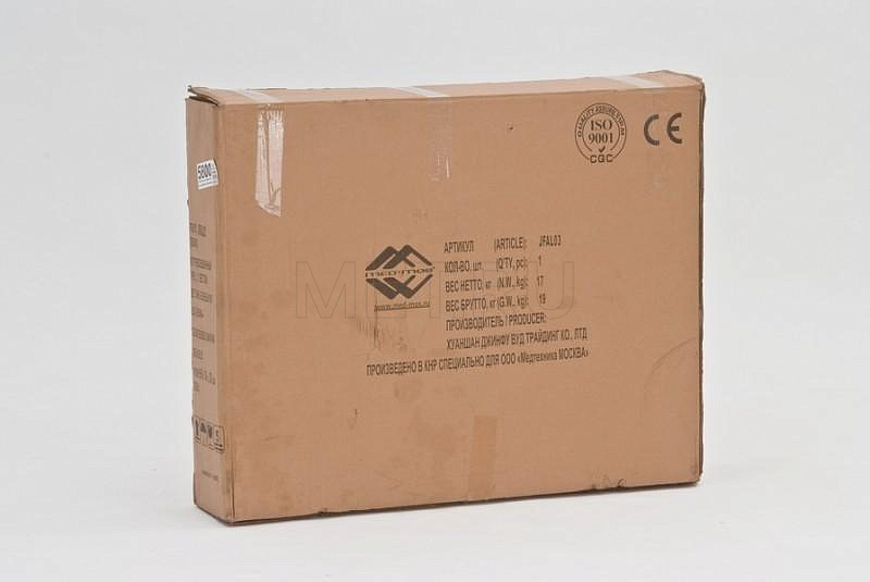 Med-Mos JFAL01А Стол массажный переносной трехсекционный алюминиевый, сине-кремовый от производителя