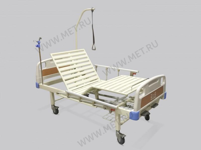 E-8 (ММ-016) Кровать медицинская с удлинением ложа, четырехсекционная с винтовыми регулировками от производителя