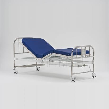 RS104-A Кровать медицинская механическая со спинками из нержавеющей стали от производителя
